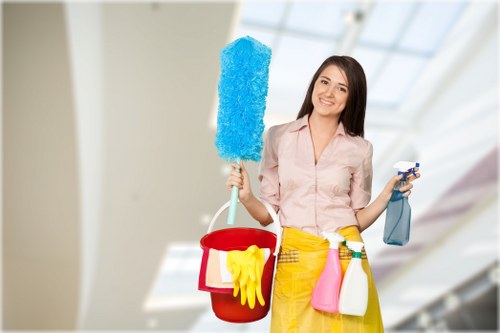Cleaning windows, frames, and skirting boards after renovation work in E5