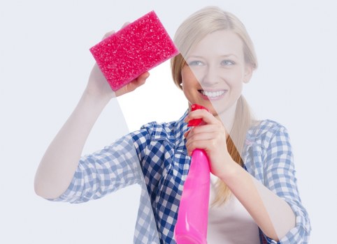 Local cleaning team preparing an E5 property for a thorough clean