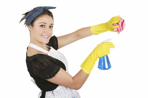 Local cleaners servicing a shared office in E5