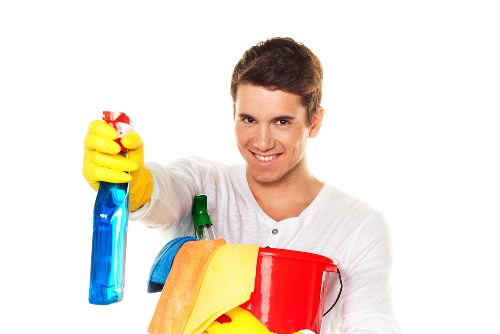 A local cleaning team preparing a home or office in E5 for a thorough clean